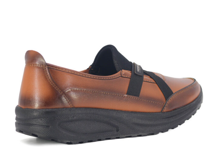 Wanetti Zenne 312 Comfort Poli Cilt Anne Ayakkabısı Taba - 3