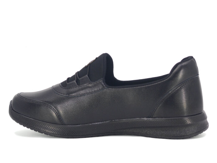 Wanetti Zenne 400 Spor Poli Cilt Anne Ayakkabısı Siyah - 2