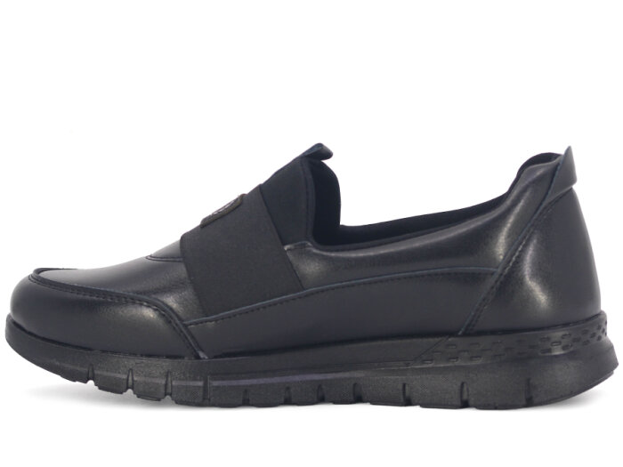 Wanetti Zenne 401 Spor Poli Cilt Anne Ayakkabısı Siyah - 2