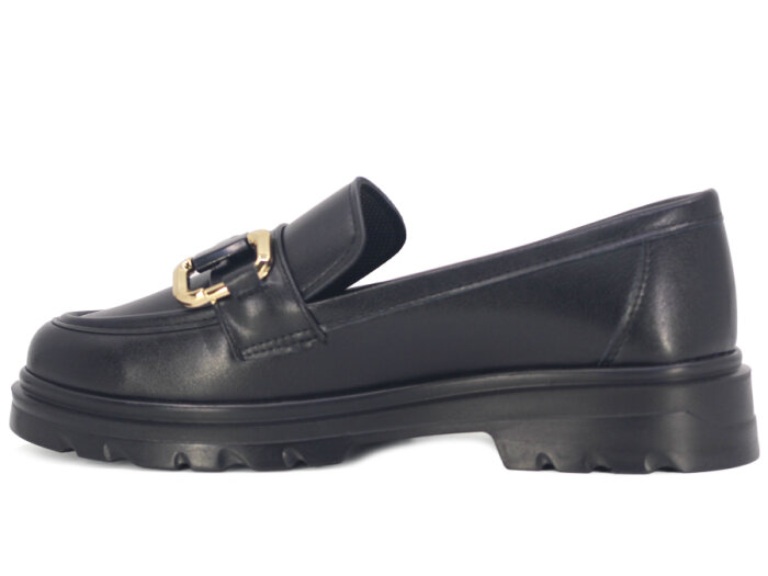 Wanetti Zenne 711 Makosen Poli Cilt Anne Ayakkabısı Siyah - 2