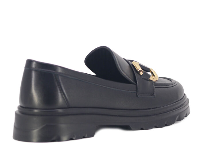 Wanetti Zenne 711 Makosen Poli Cilt Anne Ayakkabısı Siyah - 3