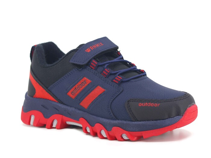 Wanmix Filet 006 Trekking Bot Lacivert - Kırmızı - 1