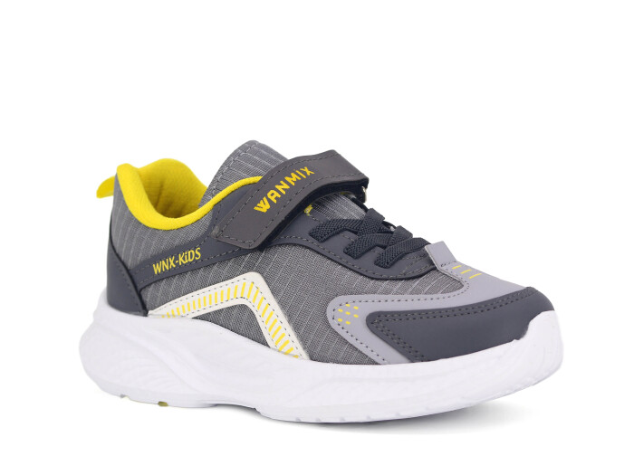 Wanmix Filet 010 Cilt Spor Ayakkabı Füme - Sarı - 1