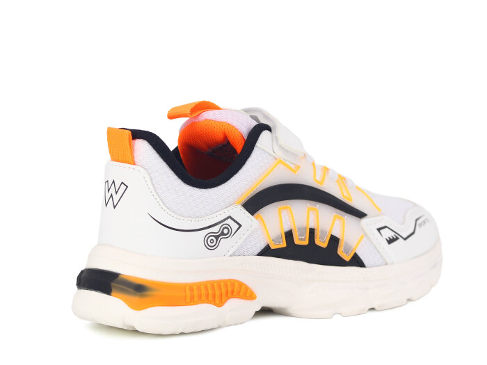 Waykers Filet 2501 Anorak Spor Ayakkabı Beyaz - Turuncu - 3