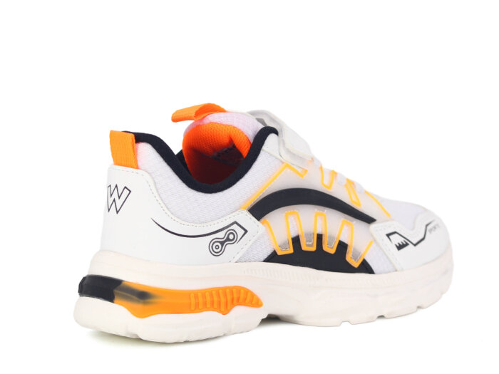 Waykers Filet 2501 Anorak Spor Ayakkabı Beyaz - Turuncu - 3