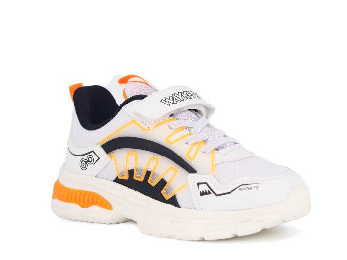 Waykers Filet 2501 Anorak Spor Ayakkabı Beyaz - Turuncu - Waykers