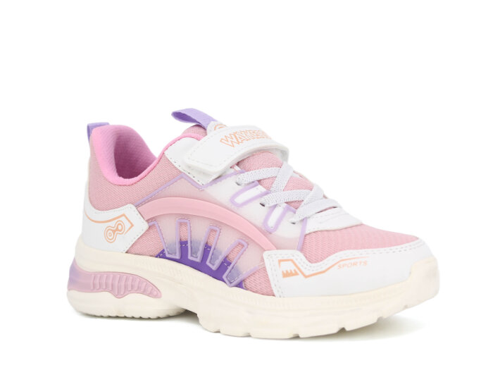 Waykers Filet 2501 Anorak Spor Ayakkabı Pembe - Beyaz - 1
