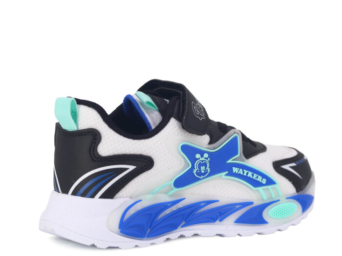 Waykers Filet 2508 Anorak Spor Ayakkabı Beyaz - Siyah - Saks Mavi - 3