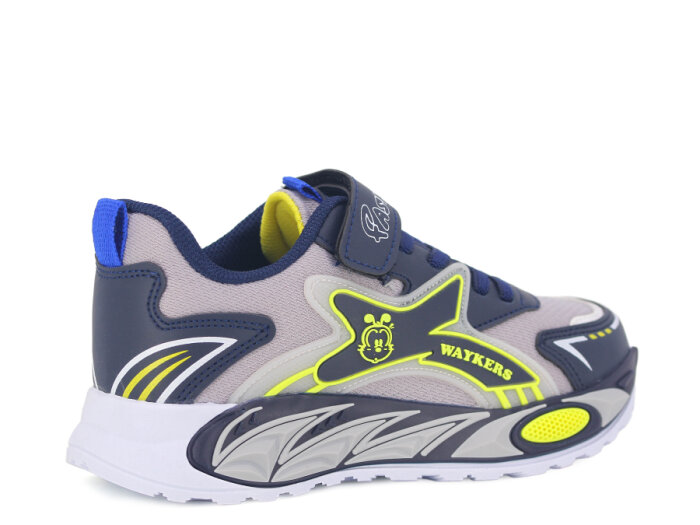 Waykers Filet 2508 Anorak Spor Ayakkabı Buz - Lacivert - Sarı - 3