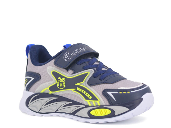Waykers Filet 2508 Anorak Spor Ayakkabı Buz - Lacivert - Sarı - 1