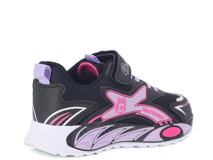 Waykers Filet 2508 Anorak Spor Ayakkabı Siyah - Fuşya - Lila - 3
