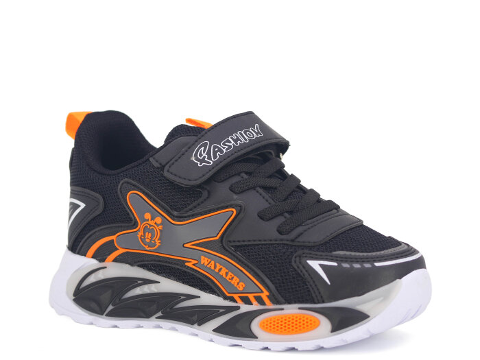 Waykers Filet 2508 Anorak Spor Ayakkabı Siyah - Turuncu - Füme - Waykers