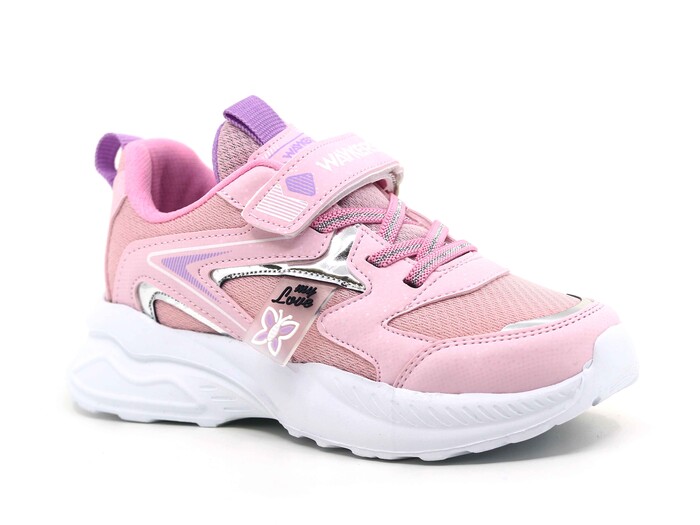 Waykers Filet 517 Anorak Spor Ayakkabı Şeker Pembe - Lila - 1