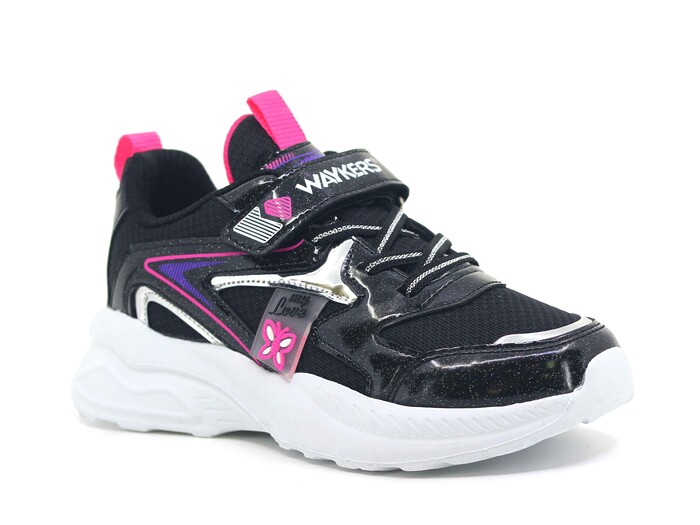 Waykers Filet 517 Anorak Spor Ayakkabı Siyah - Fuşya - Waykers