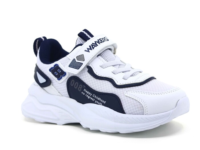 Waykers Filet 519 Anorak Spor Ayakkabı Beyaz - Lacivert - 1