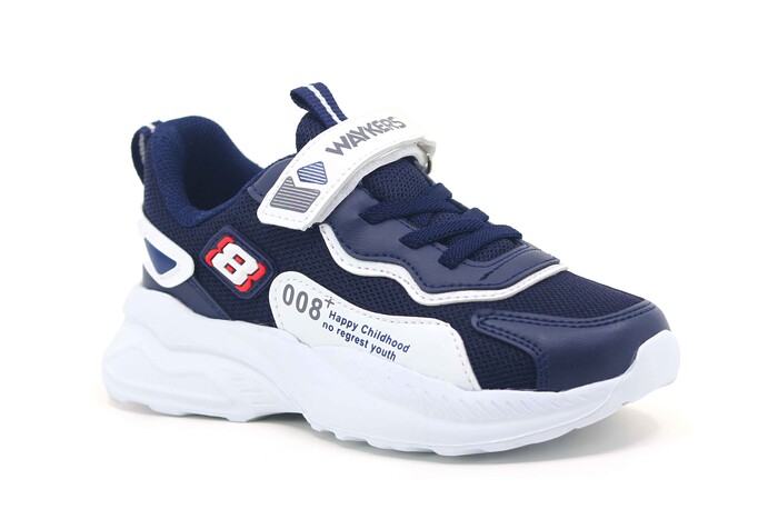 Waykers Filet 519 Anorak Spor Ayakkabı Lacivert - Beyaz 