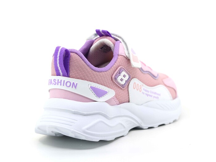 Waykers Filet 519 Anorak Spor Ayakkabı Pembe - Beyaz - Thumbnail