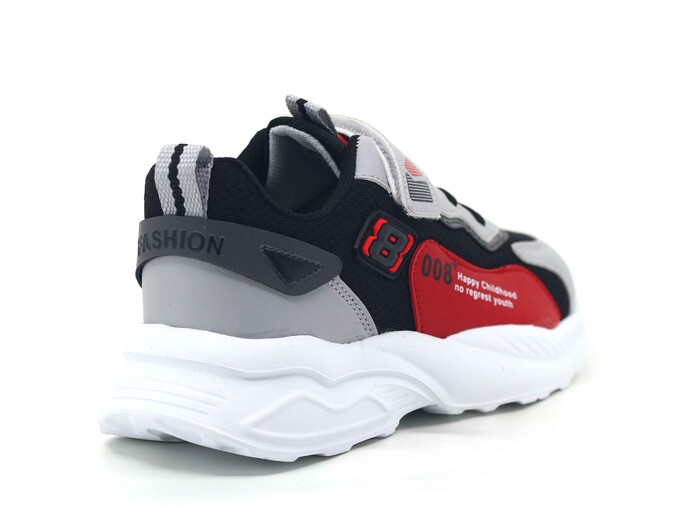 Waykers Filet 519 Anorak Spor Ayakkabı Siyah - Kırmızı - 3