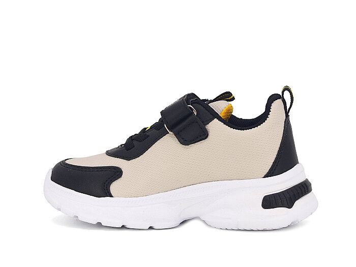 Waykers Patik 2502 Cilt Spor Ayakkabı Bej - Siyah - Sarı - 2