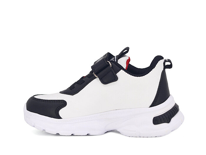 Waykers Patik 2502 Cilt Spor Ayakkabı Beyaz - Siyah - Kırmızı - Waykers (1)