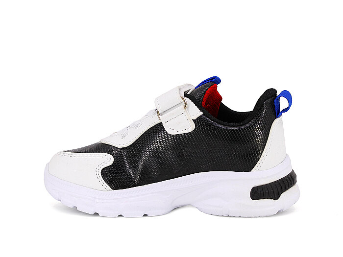 Waykers Patik 2502 Cilt Spor Ayakkabı Siyah - Kırmızı - Beyaz - Waykers (1)