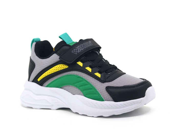 Waykers Patik 518 Anorak Spor Ayakkabı Buz - Siyah - Waykers