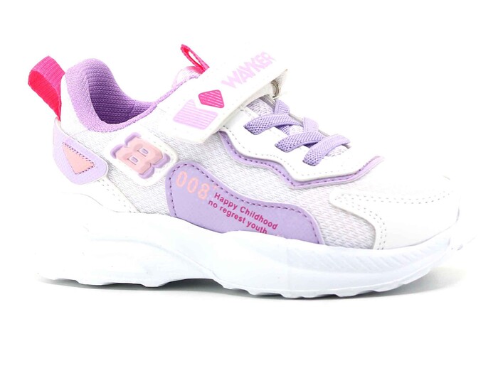 Waykers Patik 519 Anorak Spor Ayakkabı Beyaz - Lila - Waykers