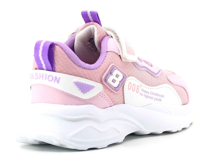 Waykers Patik 519 Anorak Spor Ayakkabı Pembe - Beyaz - Thumbnail