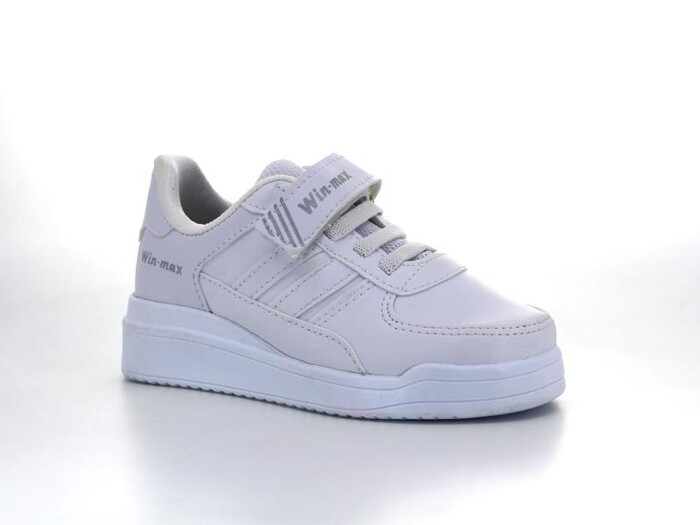 Win-Max Patik 07 Cırtlı Cilt Spor Ayakkabı Beyaz - Win-Max