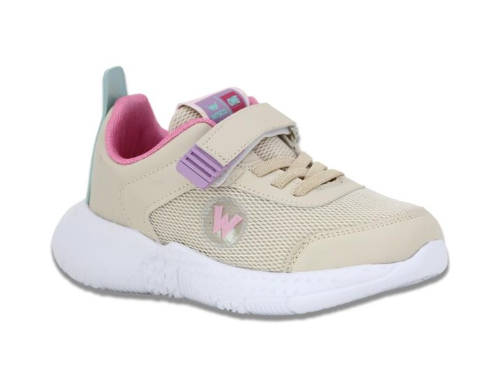 Wisco Filet 049 Anorak Spor Ayakkabı Bej - Pembe - Thumbnail