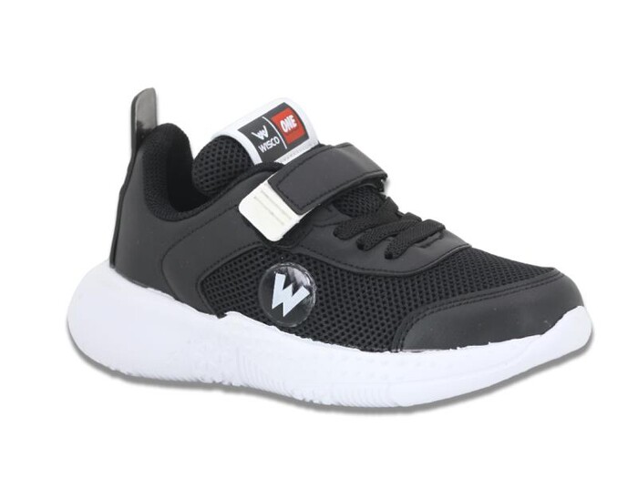 Wisco Filet 049 Anorak Spor Ayakkabı Siyah - Beyaz - Thumbnail