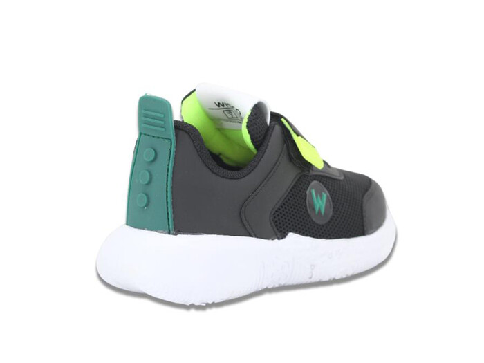 Wisco Patik 049 Anorak Spor Ayakkabı Siyah - Yeşil - Thumbnail
