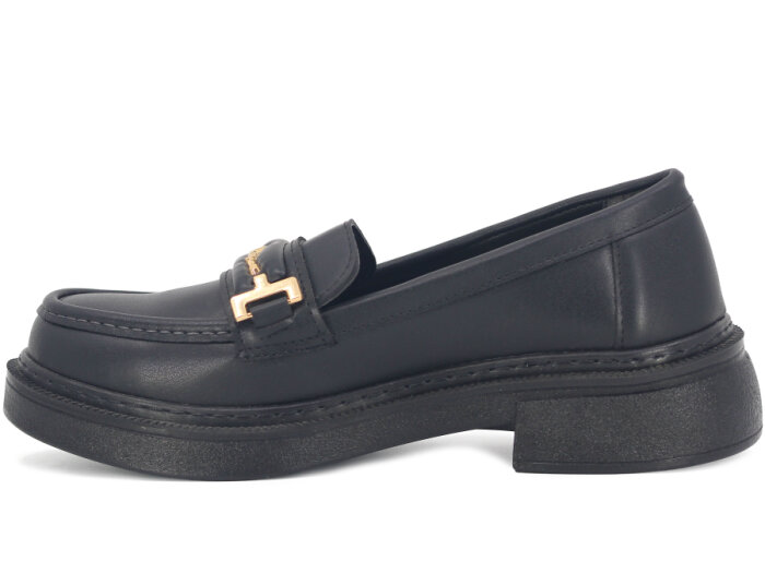 Wissente Zenne 048 Tokalı Anne Ayakkabısı Siyah Cilt - 2