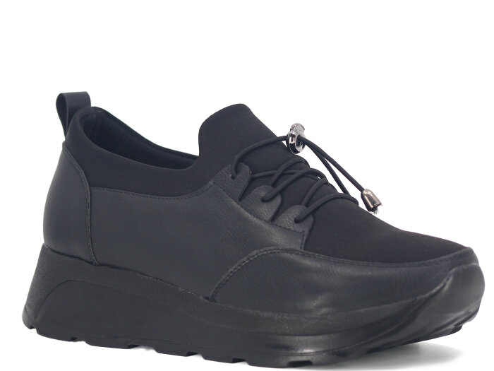 Wissente Zenne 1706 Anne Ayakkabısı Siyah Cilt - Wissente