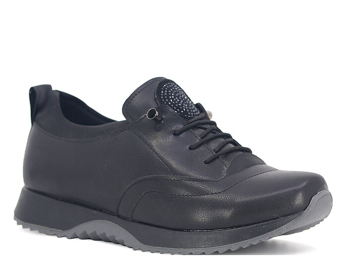 Wissente Zenne 1900 Anne Ayakkabısı Siyah Cilt - Wissente