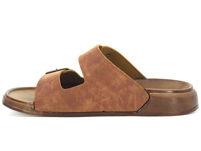 Witta Merdane 54201 Çift Toka Comfort Kutulu Günlük Terlik Taba - 2