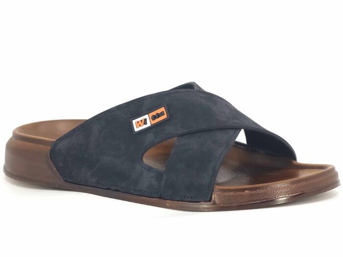 Witta Merdane 54202 Çapraz Comfort Kutulu Günlük Terlik Siyah - 1