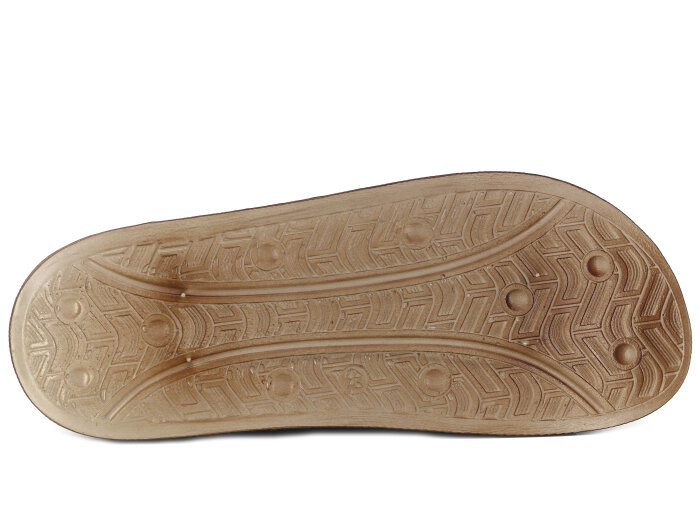 Witta Merdane 54209 Çift Toka Comfort Kutulu Günlük Terlik Vizon - 3