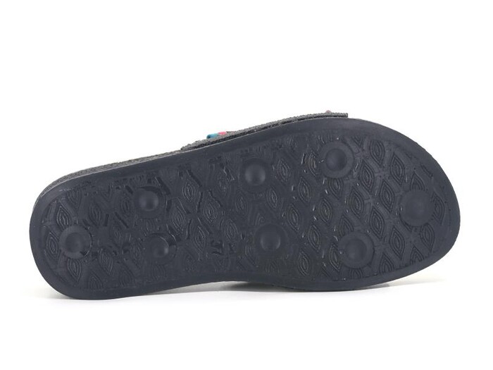 Witta Zenne 54322 Taşlı Yüksek Kutulu Günlük Terlik Siyah - 3