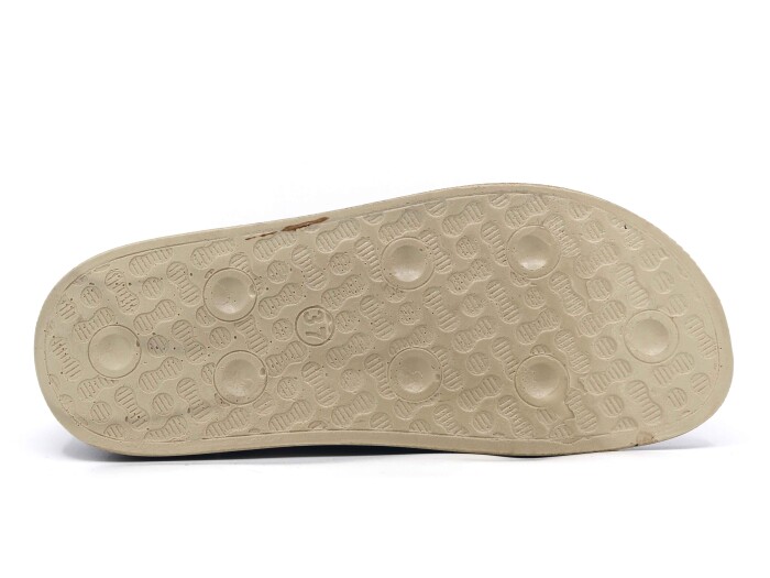 Witta Zenne 55201 Çift Toka Comfort Kutulu Günlük Terlik Kahve - 3