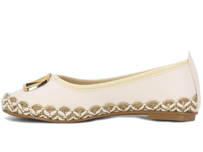 Yiğit Zenne V Toka Babet Ayakkabı Krem - Yiğit (1)