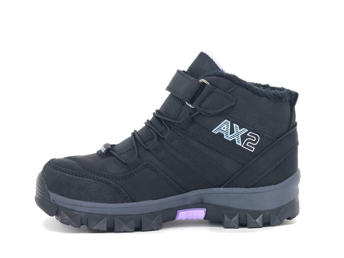 Yumix Filet Trekking Uzun Bot Siyah - Lila