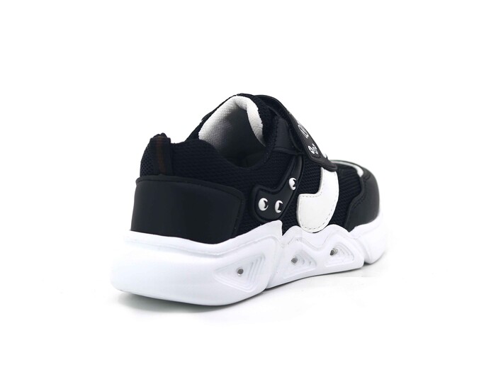 Yumix Patik 06 Işıklı Anorak Spor Ayakkabı Siyah - Beyaz - 3