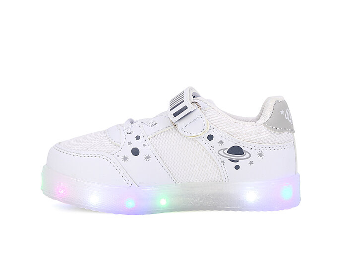 Yumix Patik T03 Işıklı Anorak Spor Ayakkabı Beyaz - Buz - 2