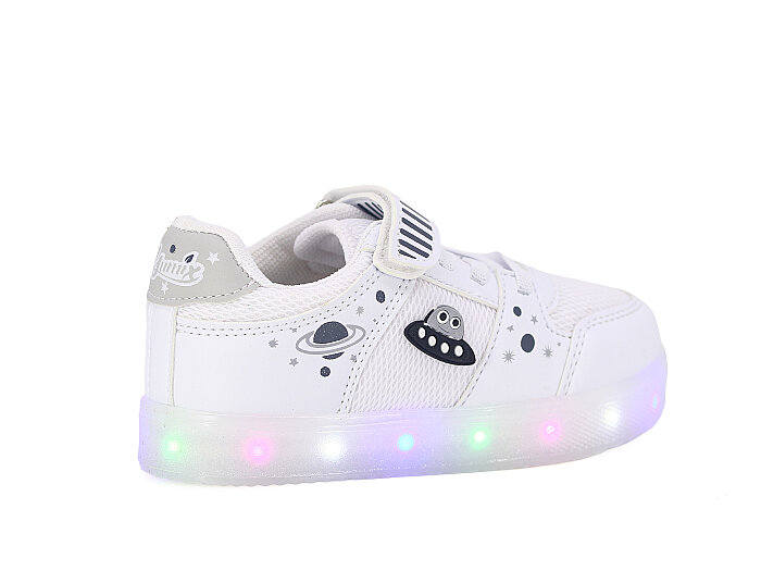 Yumix Patik T03 Işıklı Anorak Spor Ayakkabı Beyaz - Buz - 3