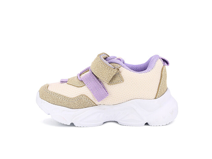 Zaby Bebe 6001 Cırtlı Işıklı Spor Ayakkabı Bej - Zaby (1)