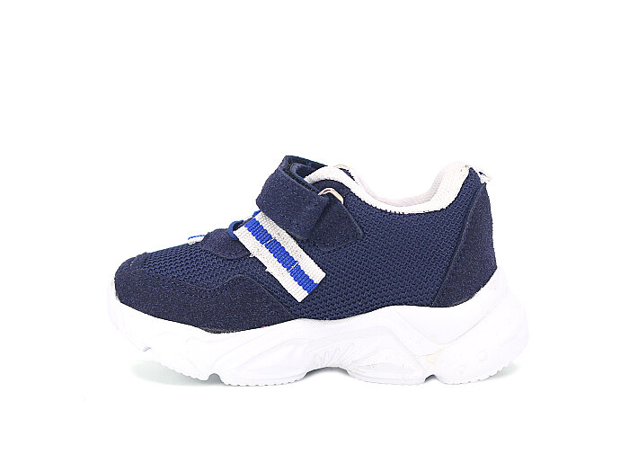 Zaby Bebe 6001 Cırtlı Işıklı Spor Ayakkabı Lacivert - Zaby (1)