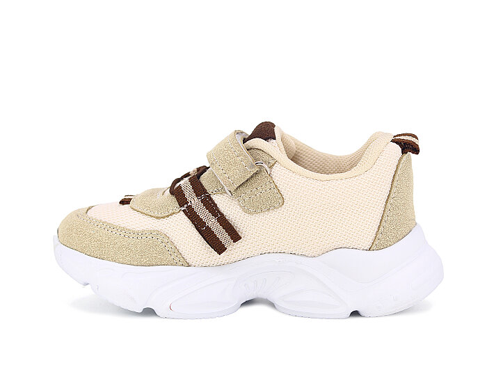 Zaby Patik 6001 Cırtlı Spor Ayakkabı Bej - Kahve - Zaby (1)