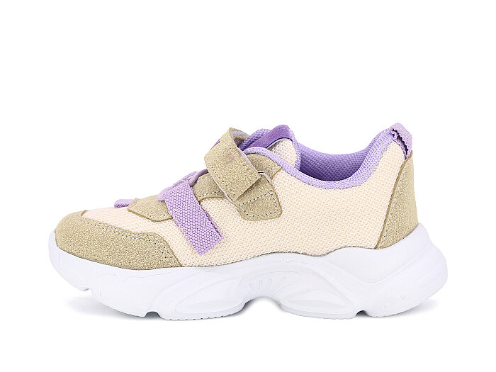 Zaby Patik 6001 Cırtlı Spor Ayakkabı Bej - Zaby (1)