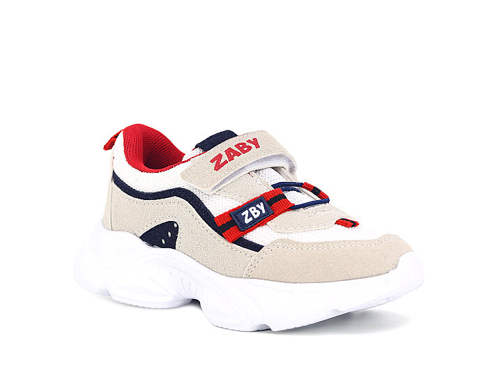 Zaby Patik 6001 Cırtlı Spor Ayakkabı Gri - Zaby